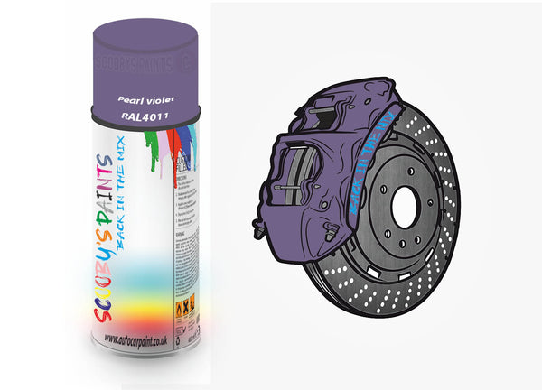 Brake Caliper Paint For Aston Martin Pearl violet Aerosol Spray Paint RAL4011
