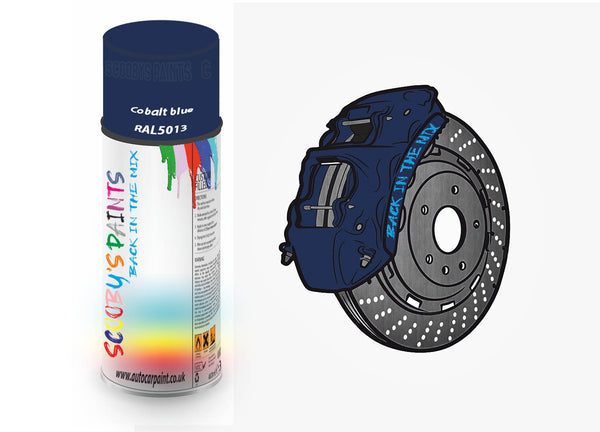 Brake Caliper Paint For Mini Cobalt blue Aerosol Spray Paint RAL5013