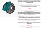 Brake Caliper Paint Kia Water blue How to Paint Instructions for use