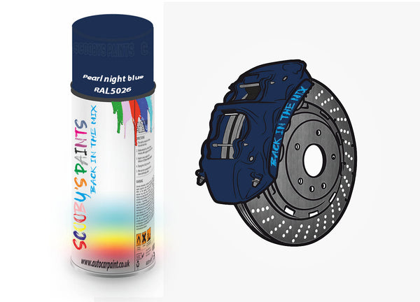 Brake Caliper Paint For Citroen Pearl night blue Aerosol Spray Paint RAL5026