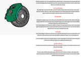 Brake Caliper Paint Rover Traffic green How to Paint Instructions for use