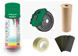 Brake Caliper Paint For Mercedes Traffic green preparation Bare Metal Paint