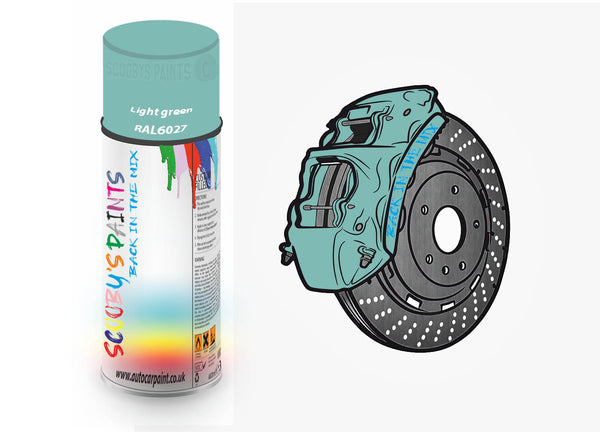 Brake Caliper Paint For Mini Light green Aerosol Spray Paint RAL6027