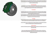 Brake Caliper Paint Seat Pearl green How to Paint Instructions for use