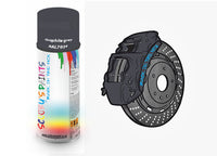 Brake Caliper Paint For Rover Graphite grey Aerosol Spray Paint RAL7024