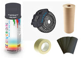 Brake Caliper Paint For Mini Graphite grey preparation Bare Metal Paint