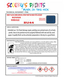 RIVIERA BLUE Aerosol Spray Paint Code BU44 Classic ROVER Model A60 Cambridge Automotive Restorative Paint Vehicle Touch-Up ROVER BU44 Paint Car Restoration DIY Auto Painting Classic Car Refinishing High-Quality Spray Paint Automotive Finish Vehicle Restoration Supplies Custom Car Paint Auto Body Paint Aerosol Can Automotive Refinishing Paint for Classic Cars