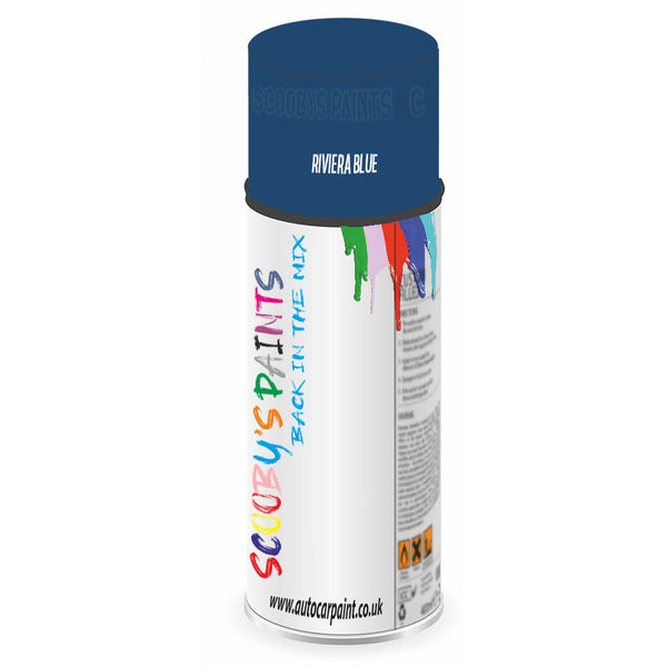 Mixed Paint For Rover Vitesse Riviera Blue Aerosol Spray A2