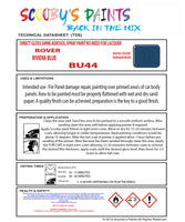 ROVER RIVIERA BLUE Spray or Brush Paint For Classic ROVER Model A60 Cambridge Restore my Old ROVER