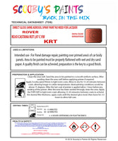 ROJO CASTANA ROT L97 C VW Aerosol Spray Paint Code KRT Classic Rover Model Maestro Automotive Restorative Paint Vehicle Touch-Up Rover KRT Paint Car Restoration DIY Auto Painting Classic Car Refinishing High-Quality Spray Paint Automotive Finish Vehicle Restoration Supplies Custom Car Paint Auto Body Paint Aerosol Can Automotive Refinishing Paint for Classic Cars