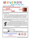 ROJO CASTANA ROT L97 C VW Aerosol Spray Paint Code KRT Classic Rover Model Maestro Automotive Restorative Paint Vehicle Touch-Up Rover KRT Paint Car Restoration DIY Auto Painting Classic Car Refinishing High-Quality Spray Paint Automotive Finish Vehicle Restoration Supplies Custom Car Paint Auto Body Paint Aerosol Can Automotive Refinishing Paint for Classic Cars