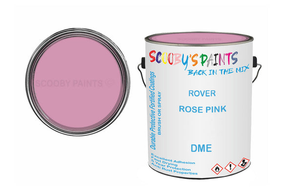 Mixed Paint For Rover 45/400 Series, Rose Pink, Code: Dme, Pink