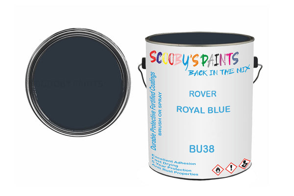 Mixed Paint For Triumph Toledo, Royal Blue, Code: Bu38, Blue