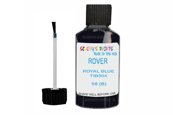 Mixed Paint For Triumph Stag, Royal Blue Tib504, Touch Up, 56