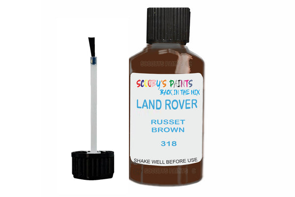 Mixed Paint For Land Rover Range Rover, Russet Brown, Touch Up, 318