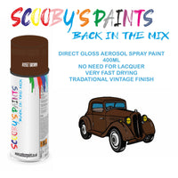 High-Quality RUSSET BROWN Aerosol Spray Paint 51 For Classic Rover 25- Paint for restoration high quality aerosol sprays