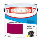 Denny's Plastic Paint For Windows Colour- Radiant Dusty Rose - Weatherproof Fade-Safe Upvc