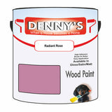 Denny's Wood Paint For Decking Colour- Radiant Rose - Anti-Slip Weatherproof Durable
