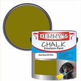 Denny's Chalk Paint For Furniture Colour- Reed Dune Drift Olive - Matte Scuffproof Refresh
