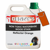 Denny's Stain Paint For Decking Colour- Reflector Orange - Anti-Slip Weatherproof Nourish