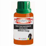 Denny's Stain Paint For Sheds Colour- Reflector Orange - Weatherproof Uv-Safe Nourish