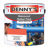Denny's Waterpoof Paint For Ponds Colour- Reflector Weld Orange - Waterproof Fish-Safe Leakstop