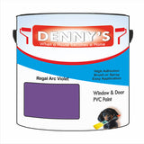 Denny's Plastic Paint For Windows Colour- Regal Arc Violet - Weatherproof Fade-Safe Upvc