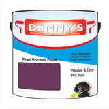 Denny's Plastic Paint For Windows Colour- Regal Hydraulic Purple - Weatherproof Fade-Safe Upvc