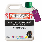 Denny's Stain Paint For Fences Colour- Regal Purple - Weatherproof Uv-Safe Protect