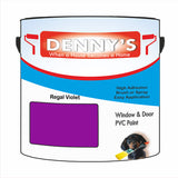 Denny's Plastic Paint For Windows Colour- Regal Violet - Weatherproof Fade-Safe Upvc