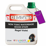 Denny's Stain Paint For Fences Colour- Regal Violet - Weatherproof Uv-Safe Protect
