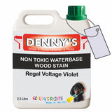 Denny's Stain Paint For Fences Colour- Regal Voltage Violet - Weatherproof Uv-Safe Protect