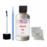 Renault Beige Touch Up Paint Code D11 Scratch Repair Kit