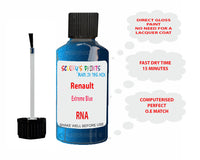 Renault Extreme Blue Paint Code RNA