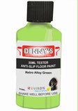 Denny's Floor Paint For Grip Coating Colour- Retro Alloy Green - Anti-Slip Hardwearing Safe