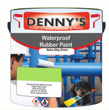 Denny's Waterpoof Paint For Ponds Colour- Retro Alloy Green - Waterproof Fish-Safe Leakstop