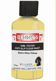 Denny's Floor Paint For Grip Coating Colour- Retro Alloy Yellow - Anti-Slip Hardwearing Safe
