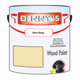 Denny's Wood Paint For Decking Colour- Retro Beige - Anti-Slip Weatherproof Durable