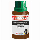 Denny's Stain Paint For Fences Colour- Retro Brown - Weatherproof Uv-Safe Protect