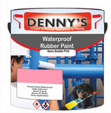 Denny's Waterpoof Paint For Ponds Colour- Retro Bubble Pink - Waterproof Fish-Safe Leakstop