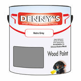 Denny's Wood Paint For Decking Colour- Retro Grey - Anti-Slip Weatherproof Durable