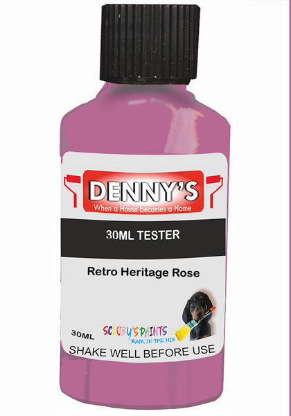 Denny's Chalk Paint For Furniture Colour- Grace Peony Blossom Rose - Matte Scuffproof Refresh