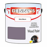 Denny's Wood Paint For Dressers Colour- Retro Mauve - Scratchproof Easy-Clean Refresh