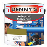 Denny's Waterpoof Paint For Ponds Colour- Retro Olive - Waterproof Fish-Safe Leakstop