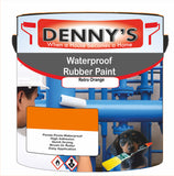 Denny's Waterpoof Paint For Ponds Colour- Retro Orange - Waterproof Fish-Safe Leakstop
