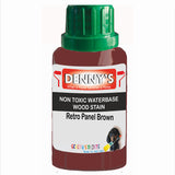 Denny's Stain Paint For Decking Colour- Retro Panel Brown - Anti-Slip Weatherproof Nourish