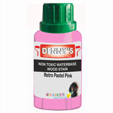Denny's Stain Paint For Sheds Colour- Retro Pastel Pink - Weatherproof Uv-Safe Nourish