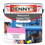 Denny's Waterpoof Paint For Ponds Colour- Retro Pastel Pink - Waterproof Fish-Safe Leakstop