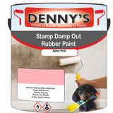 Denny's Waterpoof Paint For Stamp Out Damp Colour- Retro Pink - Damp-Block Mould-Safe Breathable