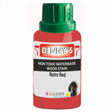 Denny's Stain Paint For Decking Colour- Retro Red - Anti-Slip Weatherproof Nourish